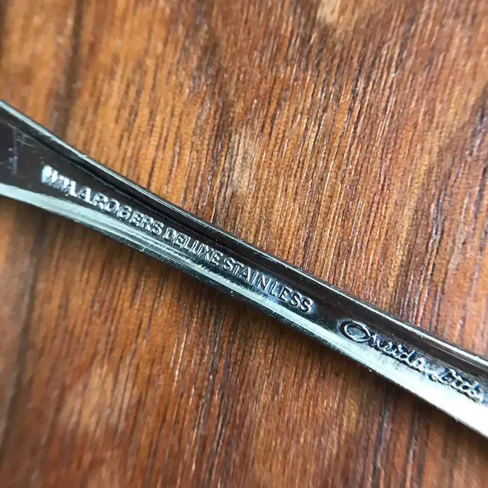 Oneida MANSFIELD Amadeus Stainless (Rogers Deluxe) Glossy Flatware 1 dinner fork